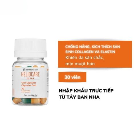 Viên Uống Chống Nắng Heliocare Ultra Oral Capsules 30 Viên