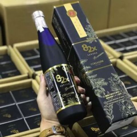 Nước Uống Collagen 82X Sakara Premium 500ml - Làm Đẹp Da, Chống Lão Hóa, Giúp Da Sáng Mịn - Hương Vị Trái Cây Nguyên Chất Nhật Bản