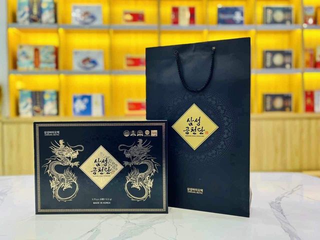 An Cung Trầm Hương Samsung Gong Cheon Dan 30 Viên - Hỗ Trợ Sức Khỏe, Ngăn Ngừa Đột Quỵ, Bổ Não, Thảo Dược Tự Nhiên Hàn Quốc