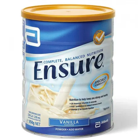 [Chính Hãng] Sữa bột Ensure hương Vani của Úc 850g