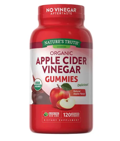 Kẹo Dẻo Giảm Cân Đẹp Da Giấm Táo Apple Cinder Vinegar 120Viên