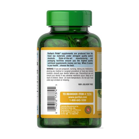 Tinh Dầu Hoa Anh Thảo Puritan's Pride 1000mg - Hỗ Trợ Cân Bằng Nội Tiết Tố, Làm Đẹp Da Tóc Móng, 120 Viên Mỹ