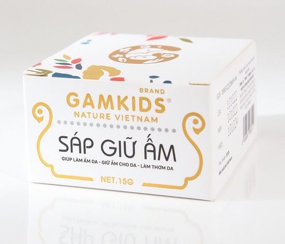 Sáp Giữ Ấm Gamkids  – Khuynh Diệp, Tràm Gió Hộp 15Gr