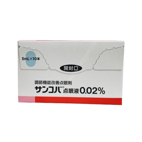 Nước nhỏ mắt Santen Sancoba 5ml Nhật Bản hỗ trợ thị lực