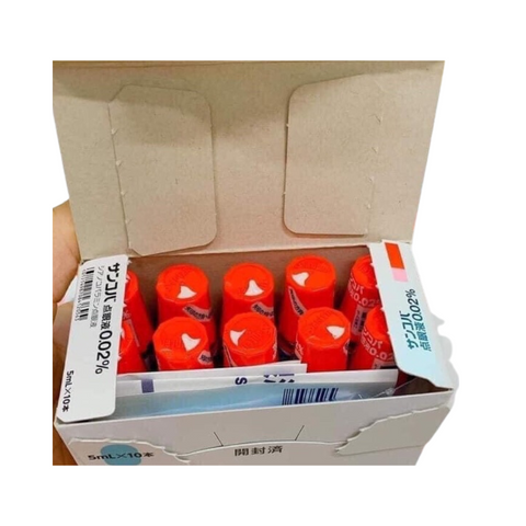 Nước nhỏ mắt Santen Sancoba 5ml Nhật Bản hỗ trợ thị lực