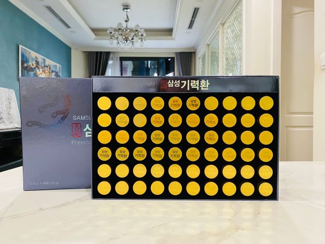 Viên Bổ Não Chống Đột Qụy Samsung Gi Ryeok Hwan 60 Viên - Hỗ Trợ Trí Não, Giảm Stress, Suy Nhược Thần Kinh Hàn Quốc
