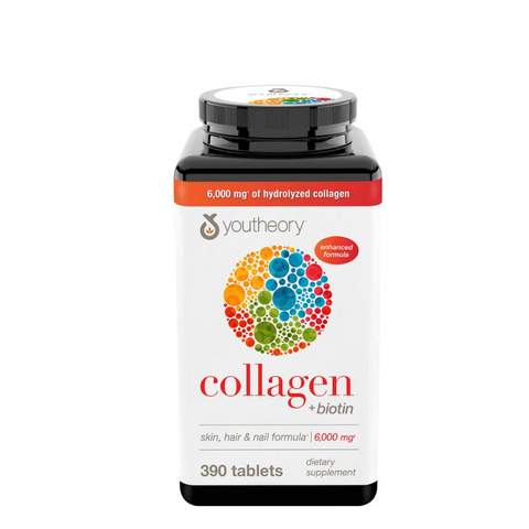 Viên Uống Youtheory Collagen Biotin 6000mg 390 viên (Date2025)