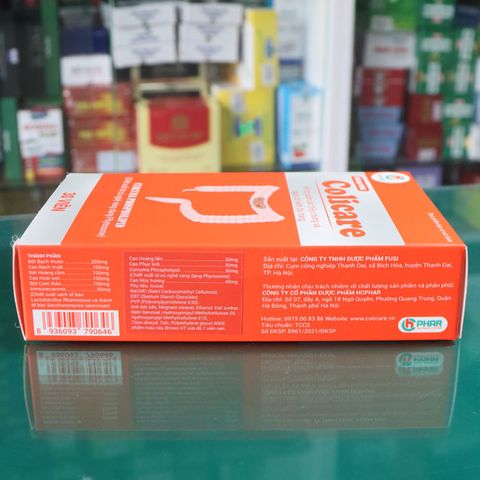 Viên uống hỗ trợ đại tràng Colicare hộp 30 viên