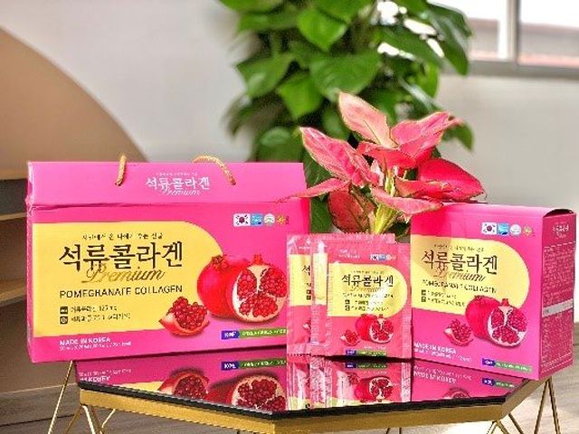 Nước uống Collagen Lựu KGF Hàn Quốc hộp 20 gói x 50ml