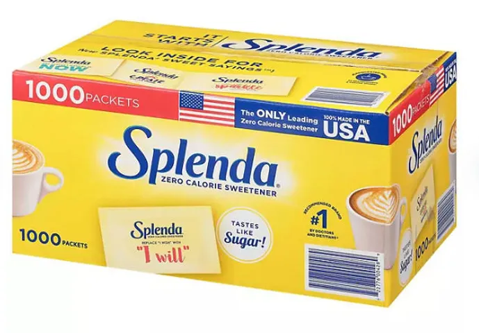 Đường Ăn Kiêng Splenda Zero Calorie Sweetener Của Mỹ - Hộp 1000 gói