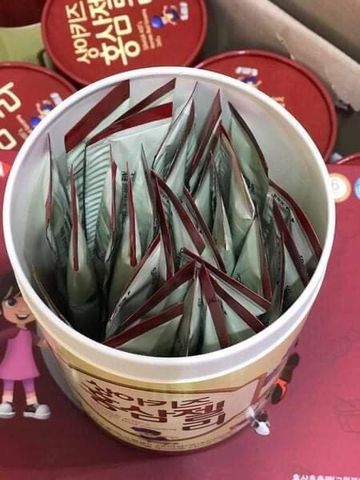 Thạch Hồng Sâm Sanga Kid Korean Red Ginseng Jelly 30 gói x 20g