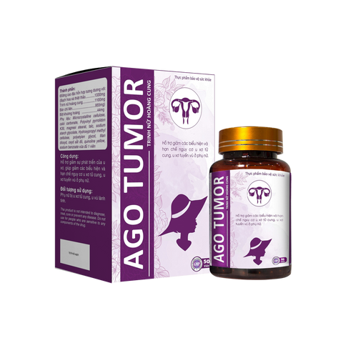 Ago Tumor  Chính Hãng Viên Uống Hỗ Trợ Giảm U Xơ Tử Cung