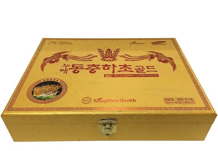 Nước đông trùng hạ thảo Hàn Quốc Kanghwa  Rùa Vàng 60 gói