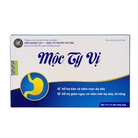 Mộc Tỳ Vị Hỗ Trợ Giảm Viêm Loét Dạ Dày, Tá Tràng | Hộp 3 Vỉ x 10 Viên