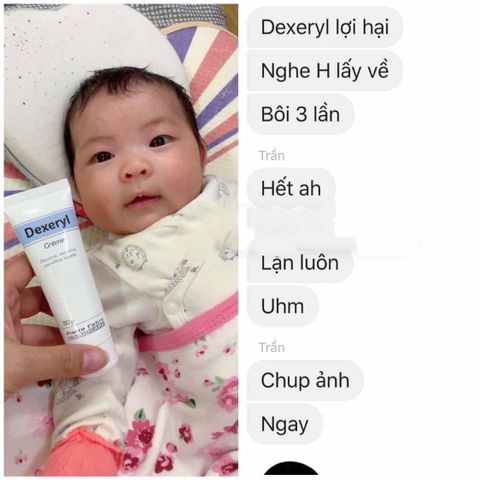 Kem nẻ, chàm da, dưỡng ẩm Dexeryl nội địa Pháp