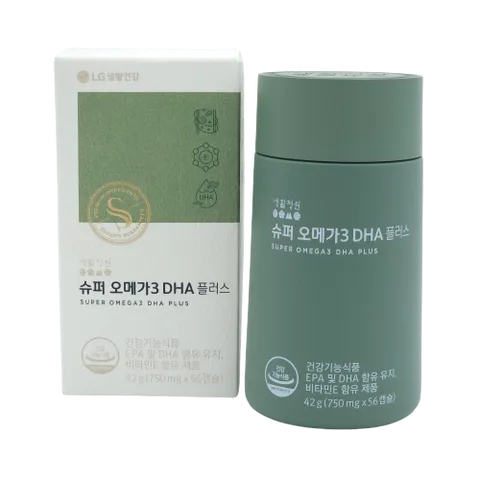 Viên Uống Bổ Sung Omega 3 và DHA của LG Ohui lọ 56 viên