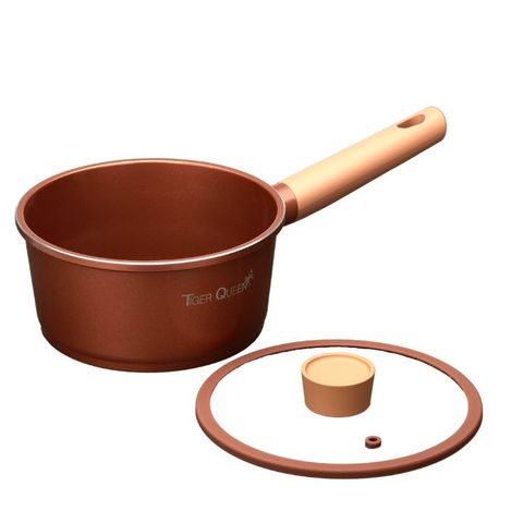 Nồi quánh Ceramic Tiger Queen CWCB-18B 18cm 1.9L - Chống dính, chịu nhiệt, sử dụng bếp từ, bếp gas, nắp kiếng chịu nhiệt, dễ vệ sinh