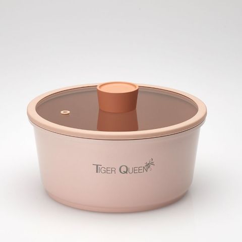 Bộ Nồi Ceramic Tiger Queen DCWCP-SET [5 Món] Chống Dính, Tay Cầm Rời, Dùng Bếp Từ, Bếp Gas - Đẹp Sang Trọng, Tiết Kiệm Nhiên Liệu