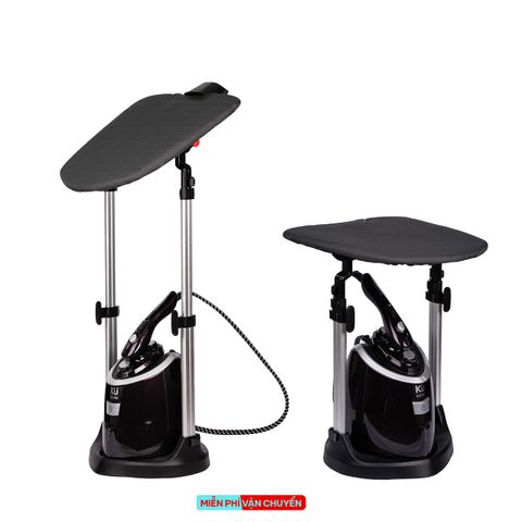 Bàn là hơi nước Kuchen KU2203 - Thiết kế đứng tiện lợi, công suất 2280W, bình chứa 1.2L, diệt khuẩn và khử mùi hiệu quả.