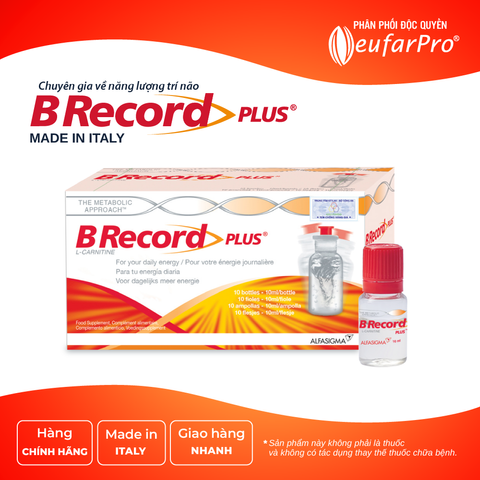 B Record Plus phục hồi sức khỏe, giảm nhanh mệt mỏi