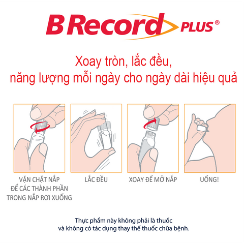 B Record Plus phục hồi sức khỏe, giảm nhanh mệt mỏi