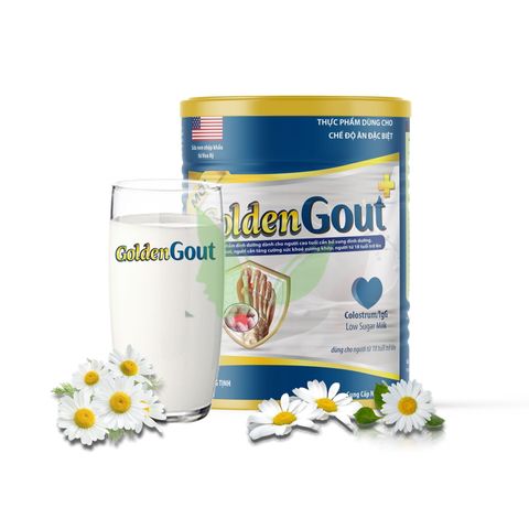 Golden G.o.u.t Sữa Non Hổ Trợ Bổ Sung Dinh Dưỡng Cho Người Bị Gút