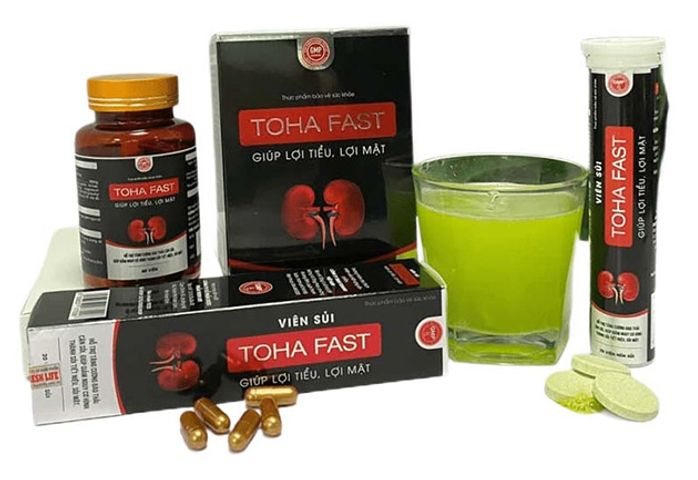 Viên Uống Toha Fast Giúp Giảm Sỏi