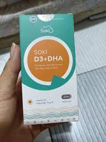 Soki D3+DHA giúp bổ sung vitamin cho bé