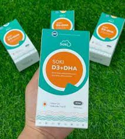 Soki D3+DHA giúp bổ sung vitamin cho bé