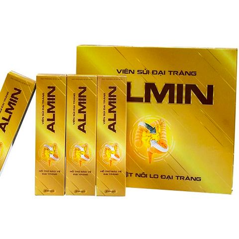 Viên Sủi Almin Hỗ Trợ Cải Thiện Viêm Đại Tràng | Hộp 20 Viên