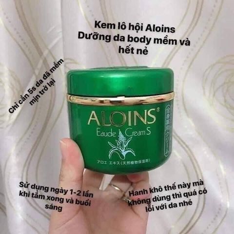 Kem lô hội dưỡng da toàn thân Aloins Eaude Cream S 185g