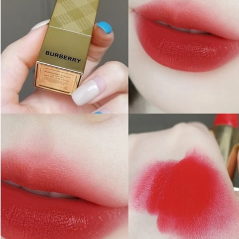 (106) Son Burberry matte the red  mini lì siêu mịn mượt Anh Quốc