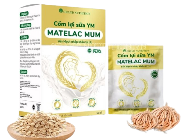 Cốm Lợi Sữa YM Matelac Mum – Hỗ Trợ Tăng Tiết Sữa