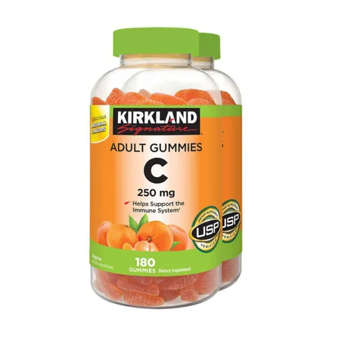 [Mỹ] Kẹo C 250mg Adults Gummies Kirkland 180 viên