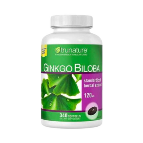 (Hàng nội địa) Viên uống bổ não Ginkgo Biloba 120mg Trunature 340 viên