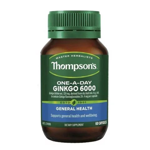 Viên bổ não Thompson's One A Day Ginkgo 6000mg - Úc 60 viên
