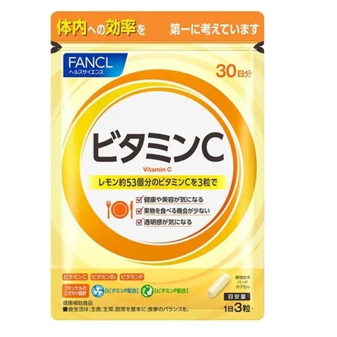 Viên uống vitamin C Fancl 90 viên Nhật Bản