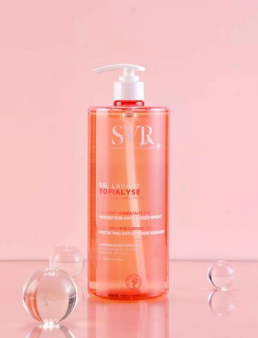 Sữa Rửa Mặt SVR Topialyse Gel Lavant Hồng - Dịu Nhẹ Đối Với Mọi Loại Da, Kiềm Dầu, Phục Hồi Độ Ẩm, Sản Phẩm Pháp 200ml
