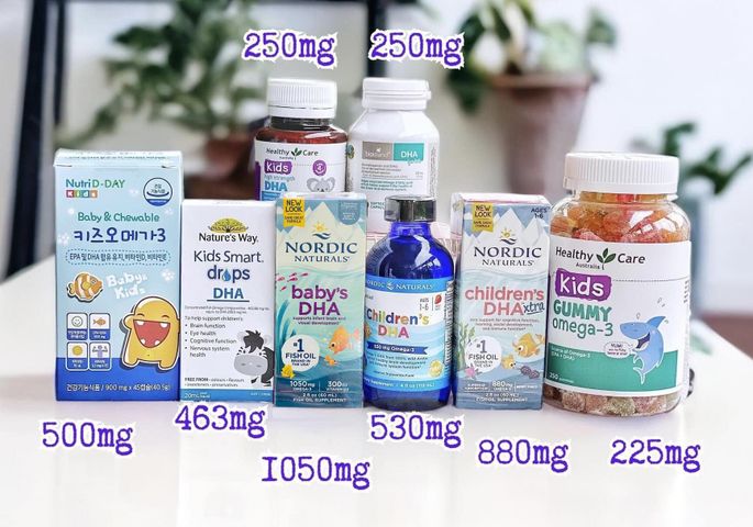 Nordic Baby's DHA + vitamin D3 nội địa Mỹ