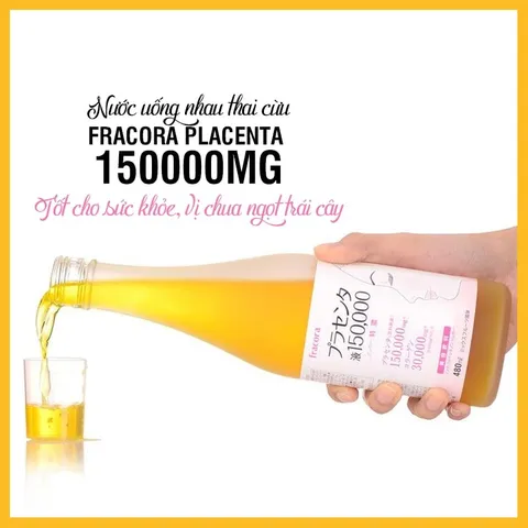Nước Uống Fracora Placenta Drink 150000mg chứa 3000mg Collagen