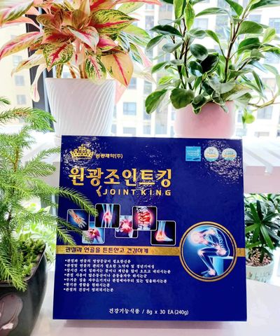 Viên Uống Bổ Khớp Joint King Hàn Quốc - Hỗ Trợ Sản Sinh Collagen và Giảm Đau Nhức Khớp, Hộp 30 Lọ x 8g