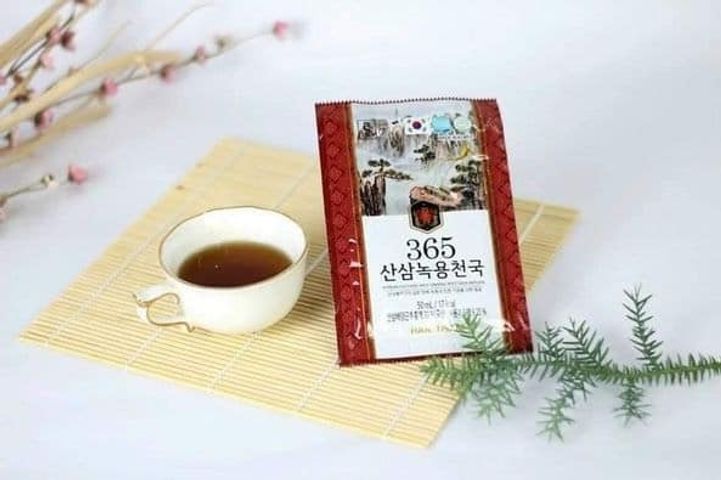 Nước Chiết Xuất Nhung Hươu Hồng Sâm Núi 365 Hansusam Hàn Quốc