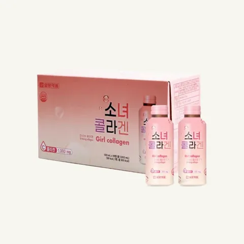 Nước uống bổ sung The Collagen Girl - Hàn Quốc - hộp 10 chai