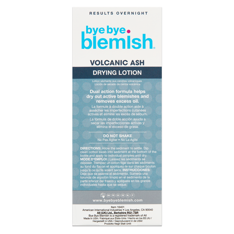 Chấm Mụn Cho Da Hỗn Hợp Bye Bye Blemish Volcanic Ash Drying Lotion