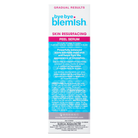 Tẩy Tế Bào Chết Bye Bye Blemish Peel Serum