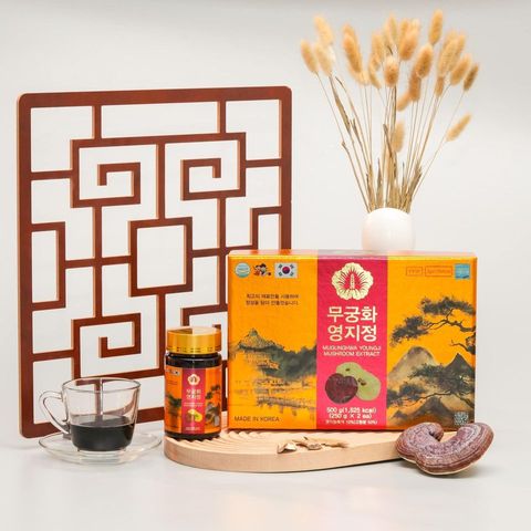 Cao Linh Chi Mugunghwa Premium - Hộp 2 Lọ 250g, Thanh Lọc Cơ Thể, Hỗ Trợ Giải Độc Gan, Ngăn Ngừa Khối U, Dinh Dưỡng Cao
