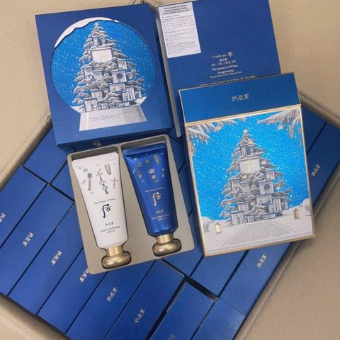 Set Kem Dưỡng Da Tay Royal Hand Cream Whoo Cream SPF10
