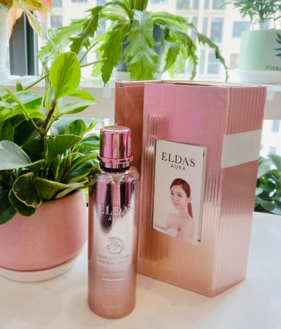 Tinh Chất Tế Bào Gốc Eldas Aura Coreana 100ml - Serum Dưỡng Trắng Da, Chống Oxy Hóa và Cải Thiện Độ Đàn Hồi
