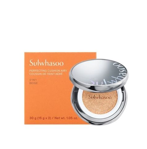 Phấn Nước Trang Điểm Chống Nắng Sulwhasoo Perfecting Cushion 15g x 2 - Che Phủ Hoàn Hảo, Dưỡng Ẩm, Độ Bền Cao