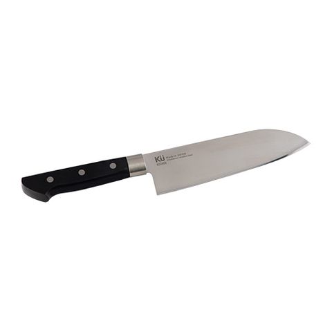 Dao Đa Năng Santoku Nhật Bản KU JN165 - Dao Thép Molybdenum Không Gỉ, Thiết Kế Sang Trọng, Độ Cứng 59HRC, Dùng Cắt Thực Phẩm Chính Xác